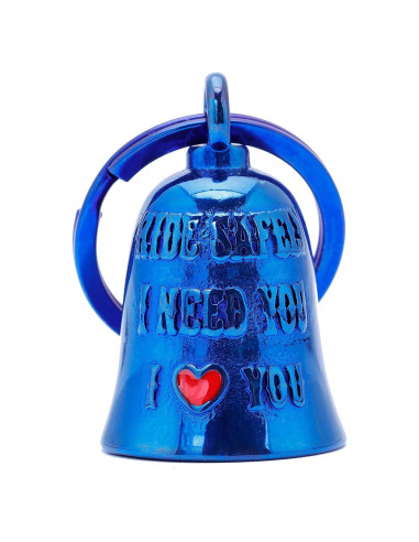 Campana de Motocicleta CYZBTBl 3D Azul - Accesorio de Seguridad