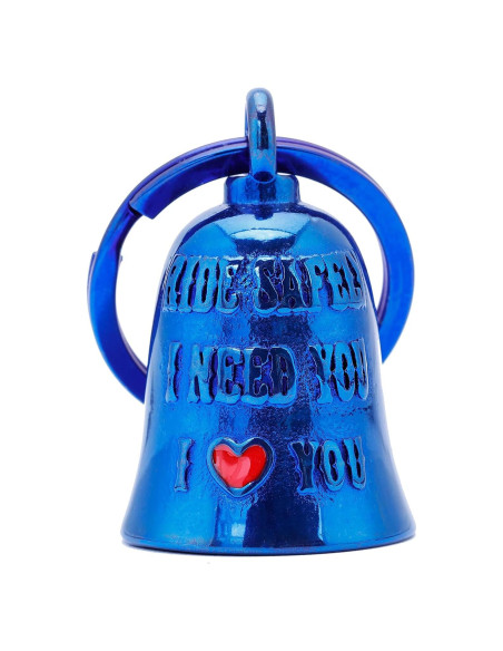 Campana de Motocicleta CYZBTBl 3D Azul - Accesorio de Seguridad