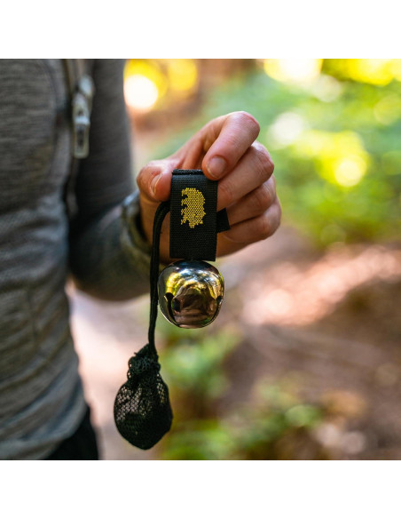 Campana para Osos Coghlan con Silenciador Magnético - Plata