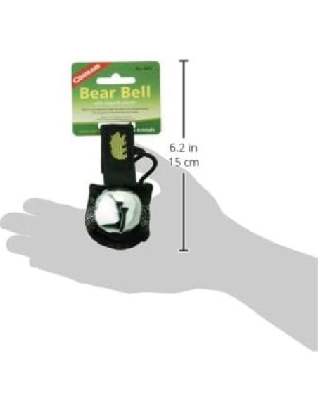 Campana para Osos Coghlan con Silenciador Magnético - Plata