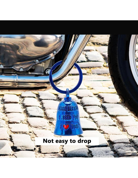 Campana de Motocicleta CYZBTBl 3D Azul - Accesorio de Seguridad