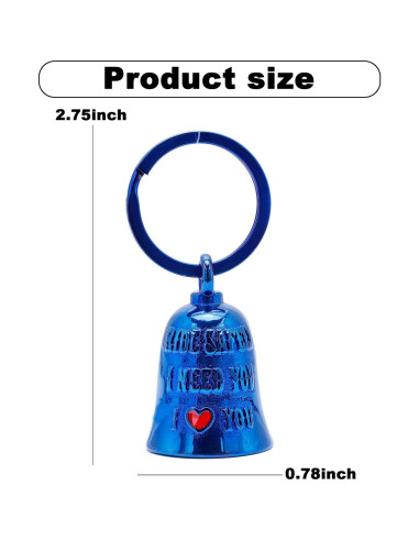 Campana de Motocicleta CYZBTBl 3D Azul - Accesorio de Seguridad