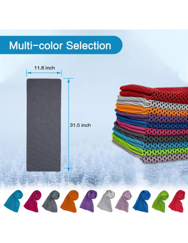 20 Toallas Enfriadoras WERBME Microfibra Multi-Deporte