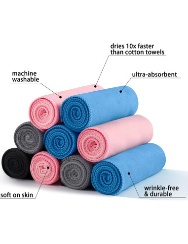 Pañuelos Absorbentes de Sudor DoreenBeads 30x30cm 5Pcs