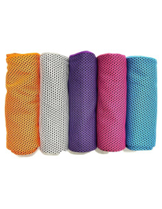 Paquete de 5 Toallas Refrigerantes Durikant 120x35cm Secado Rápido