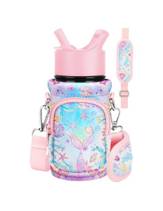 Portabotellas de Agua Miss Adola Cola de Pez Rosa Neopreno