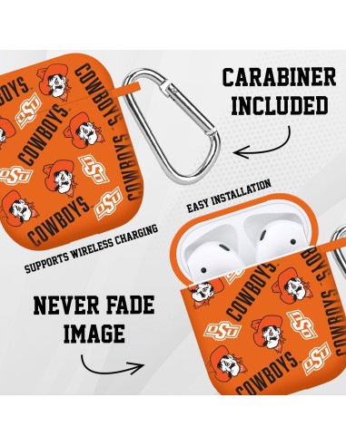 Funda Silicona Affinity Oklahoma State para AirPods Gen 1 y 2