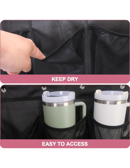 Organizador de Almacenamiento de Tazas UXIETIN - 15 Bolsillos