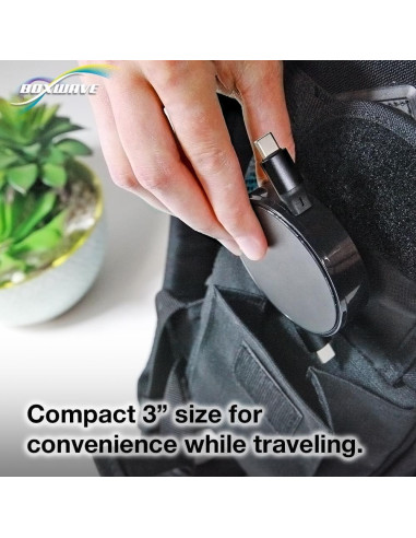 Cable BoxWave USB Tipo-C Retráctil 240W para Lepow D15