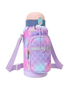 Soporte para Botellas de Agua BrainyBees Niñas Púrpura 20.32cm