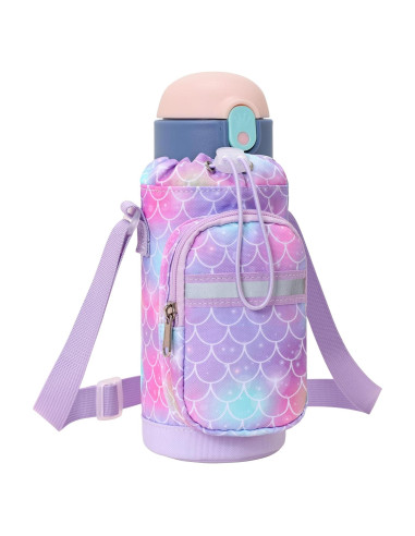 Soporte para Botellas de Agua BrainyBees Niñas Púrpura 20.32cm