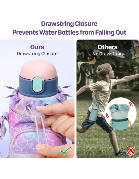 Soporte para Botellas de Agua BrainyBees Niñas Púrpura 20.32cm