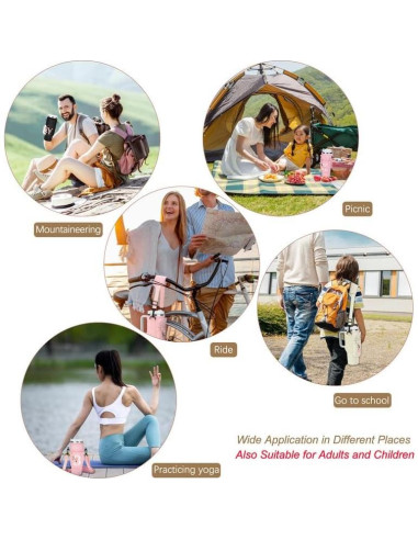 Soporte de Botella de Agua Sernaxi 40 oz Neopreno Crema