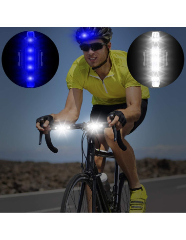 6 Luces para Bicicleta Mudder Recargables USB Impermeables