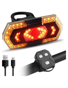 Luz Trasera de Bicicleta KaiDengZhe LED Recargable USB 5 Modos