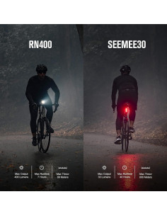 Juego de Luces para Bicicleta OLIGHT RN 400 y SEEMEE 30 C 2