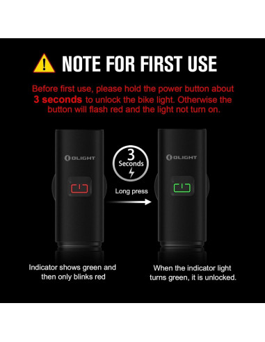 Juego de Luces para Bicicleta OLIGHT RN 400 y SEEMEE 30 C