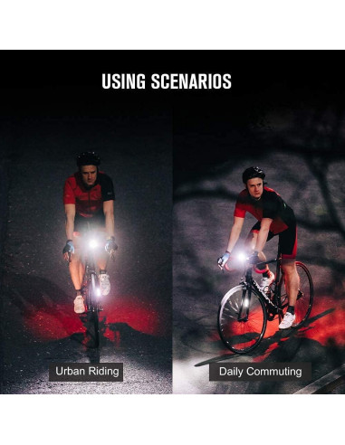 Juego de Luces para Bicicleta OLIGHT RN 400 y SEEMEE 30 C
