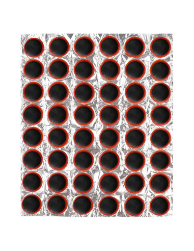 Kit de Parche de Goma VOSAREA 48 Piezas 30mm para Bicicleta