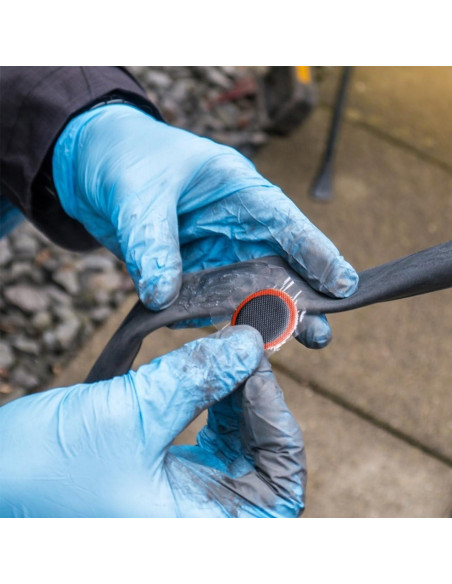 Kit de Parche de Goma VOSAREA 48 Piezas 30mm para Bicicleta