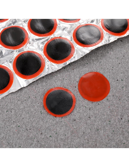 Kit de Parche de Goma VOSAREA 48 Piezas 30mm para Bicicleta