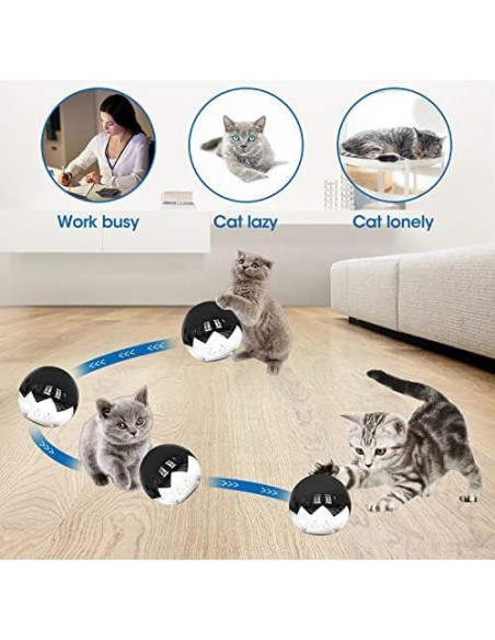 Juguete láser automático para gatos FICUSWIN 3 en 1