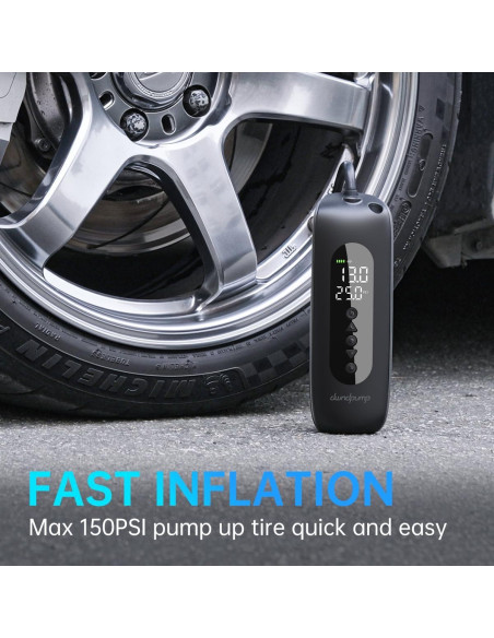 Compresor de Aire Portátil dwndpump DP2 150 PSI Batería 12V