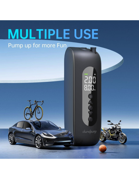 Compresor de Aire Portátil dwndpump DP2 150 PSI Batería 12V
