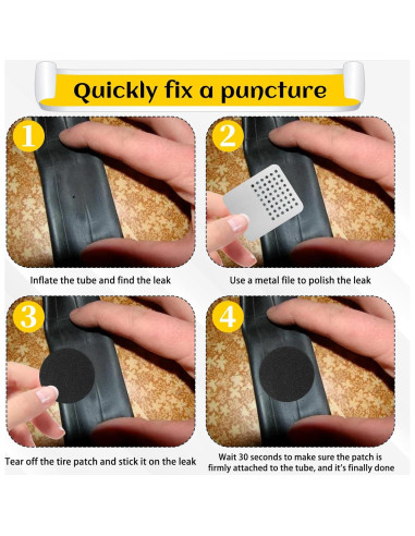 Kit de Reparación de Neumáticos de Bicicleta InnoHHustle 40 Piezas