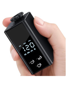 Mini Bomba de Neumáticos EXTRACTME con Manómetro Digital - Inflador Portátil para Bicicletas y Motocicletas