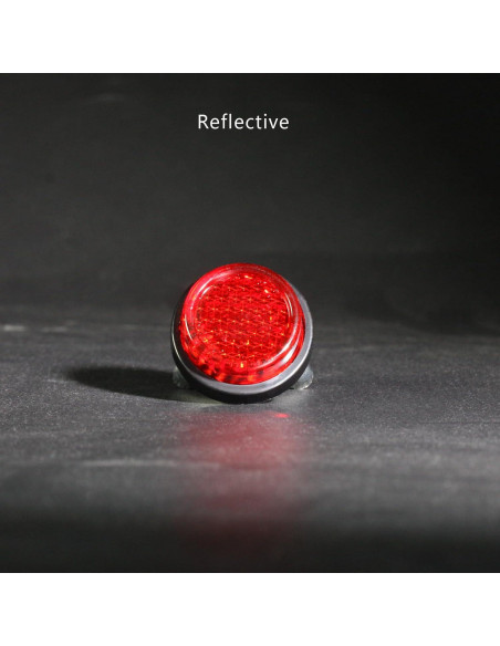 Reflectores Circulares Mini LordandLand Rojos 25mm (6 Piezas)