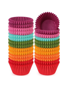 Moldes para Cupcakes Mini Caperci 350 Cuentas a Prueba de Grasa