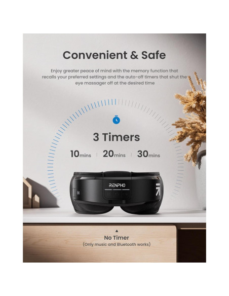 Masajeador de Ojos RENPHO Eyeris Shift con Calor y Compresión