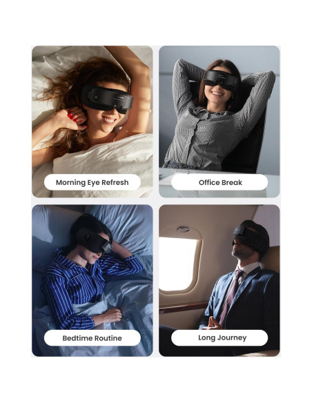 Masajeador de Ojos RENPHO Eyeris Shift con Calor y Compresión