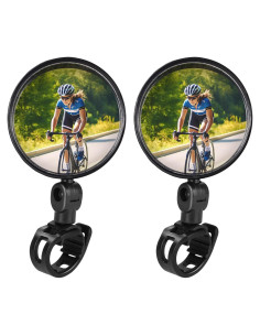 Espejos Convexos para Bicicleta TAGVO - 2 Pack Ajustables