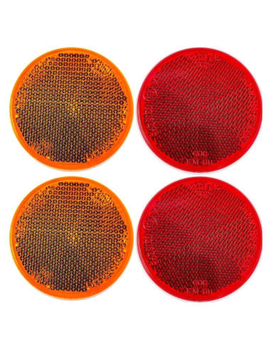 Reflectores Redondos 2" All Star Truck Parts - 4 Piezas