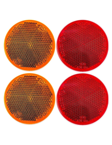 Reflectores Redondos 2" All Star Truck Parts - 4 Piezas