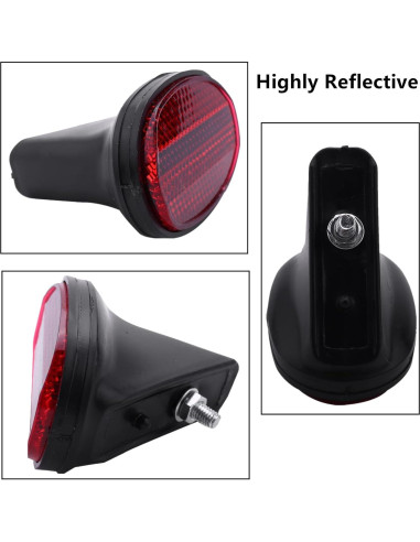 Reflectores Traseros de Bicicleta FJYXCHENXM 62x43mm 2 Pcs