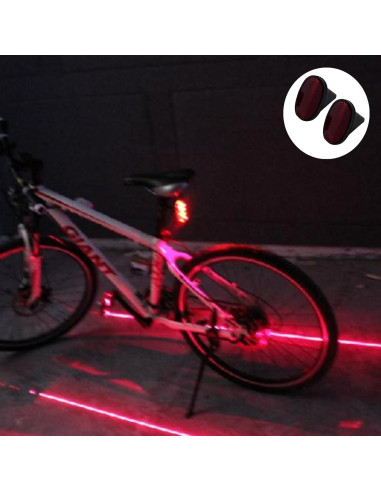 Reflectores Traseros de Bicicleta FJYXCHENXM 62x43mm 2 Pcs