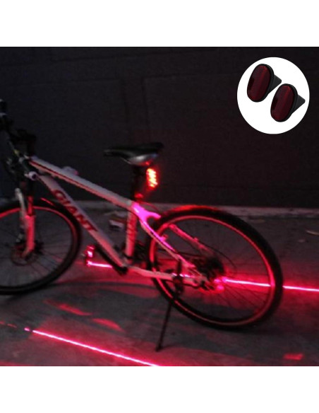 Reflectores Traseros de Bicicleta FJYXCHENXM 62x43mm 2 Pcs Reflectores Traseros de Bicicleta FJYXCHENXM 62x43mm 2 Pcs