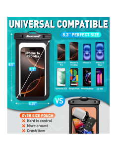 Funda Impermeable Hiearcool para iPhone 14 Pro Max 4 Pack 2