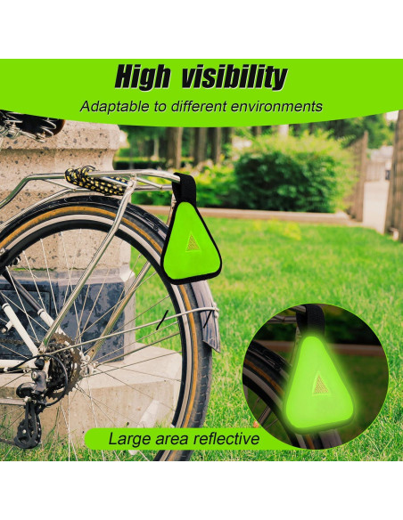 Señal Triángulo Reflectante PEUTIER 18x18cm Verde