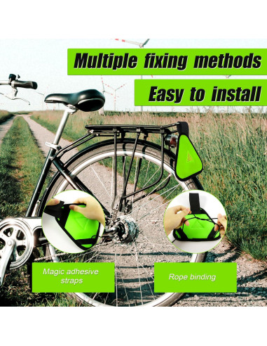 Señal Triángulo Reflectante PEUTIER 18x18cm Verde