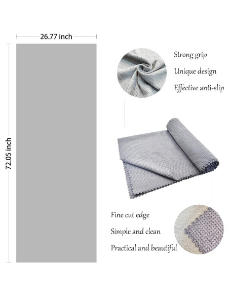 Paquete de 2 Toallas de Yoga Caliente Jaende Microfibra Gris