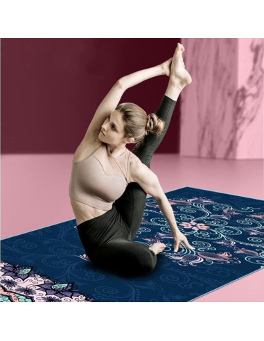 Toalla de Yoga Grande EXERCISE Antideslizante 188x70cm