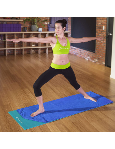 Toalla de Yoga ProsourceFit Arida Microfibra 172.72x60.96cm Azul Toalla de Yoga ProsourceFit Arida Microfibra 172.72x60.96cm Azul