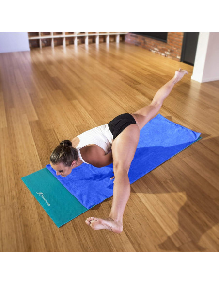 Toalla de Yoga ProsourceFit Arida Microfibra 172.72x60.96cm Azul Toalla de Yoga ProsourceFit Arida Microfibra 172.72x60.96cm Azul