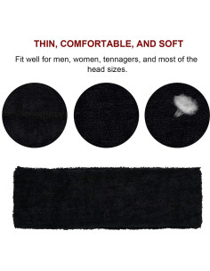 Banda de Sudor INNOLIFE 12 Unidades Unisex Algodón 5 cm 2