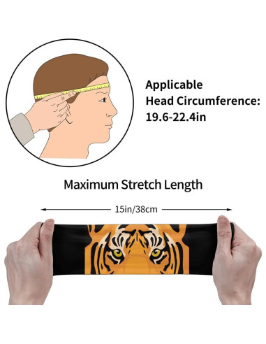 Cinta para la cabeza MULIHU unisex absorbente de sudor