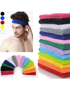 Banda Deportiva Yeshan 12 Paquetes Algodón 5cm Ancho 2